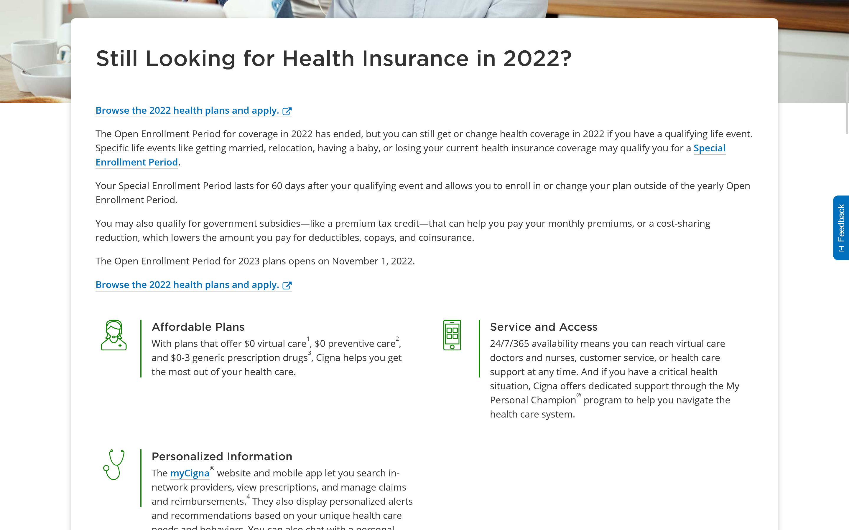 Cigna health insurance individual plans alcon renaissant